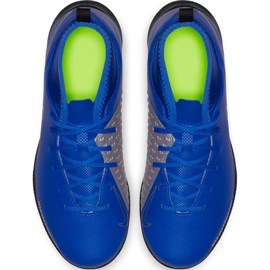 Nike Phantom Vsn Club Df Ic Jr AO3293 400 chaussures de football bleu bleu 1