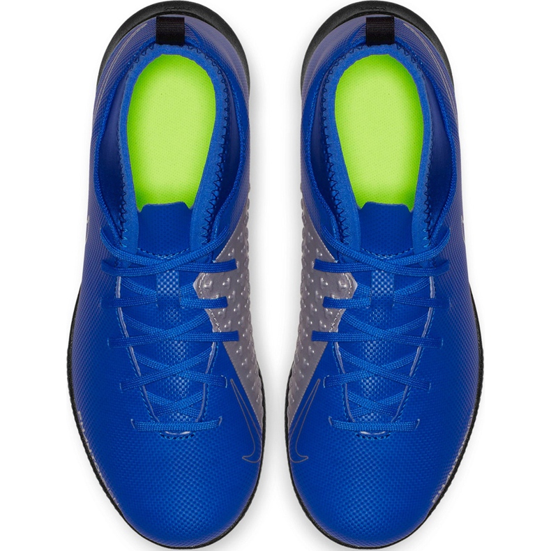 Nike Phantom Vsn Club Df Ic Jr AO3293 400 chaussures de football bleu bleu 1