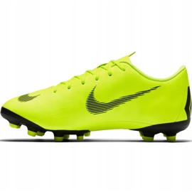 Nike Mercurial Vapor 12 Academy Mg Jr AH7347 701 chaussures de football multicolore jaune 2