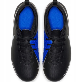 Nike Phantom Vsn Club Df Fg Mg Jr AO3288 004 chaussures de football le noir le noir 1
