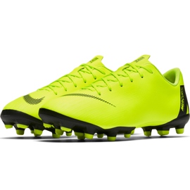Nike Mercurial Vapor 12 Academy Mg Jr AH7347 701 chaussures de football multicolore jaune 3