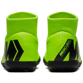Nike Mercurial Superfly 6 Club Tf AH7372 701 chaussures de football multicolore vert 4