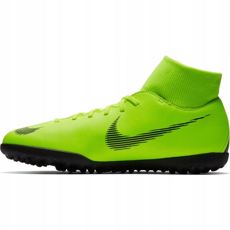 Nike Mercurial Superfly 6 Club Tf AH7372 701 chaussures de football multicolore vert 1