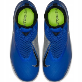 Nike Phantom Vsn Academy Df FG / MG Jr AO3287 400 chaussures de football bleu 1