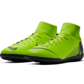 Nike Mercurial Superfly 6 Club Tf AH7372 701 chaussures de football multicolore vert 3
