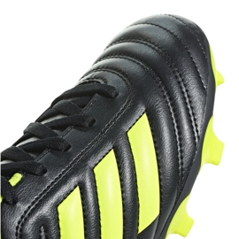 Adidas Copa 19.4 Fg Jr chaussures de football noir jaune D98088 multicolore le noir 4