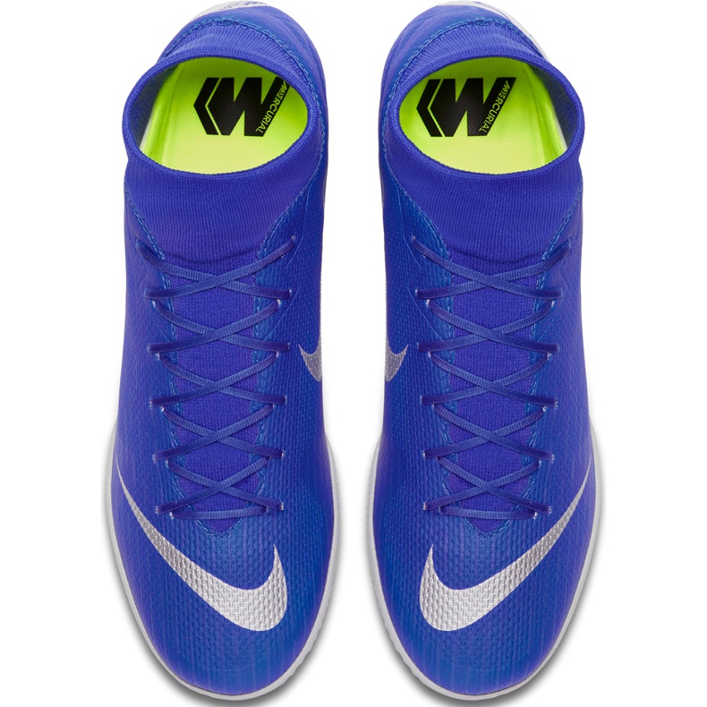 Nike Mercurial Superfly 6 Academy Ic AH7369 400 chaussures de football bleu bleu 1
