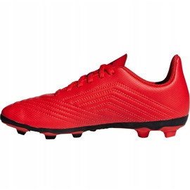 Chaussures de foot Adidas Predator 19.4 FxG Jr CM8541 multicolore rouge 1