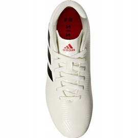 Chaussures de football Adidas Nemeziz 18.4 FxG Jr CM8510 multicolore blanche 1