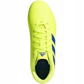Chaussures de football adidas Nemeziz 18.4 FxG Jr jaune bleu CM8509 multicolore 1