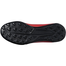 Adidas X 18.3 Tf Jr chaussures de football rouges BB9403 multicolore 7