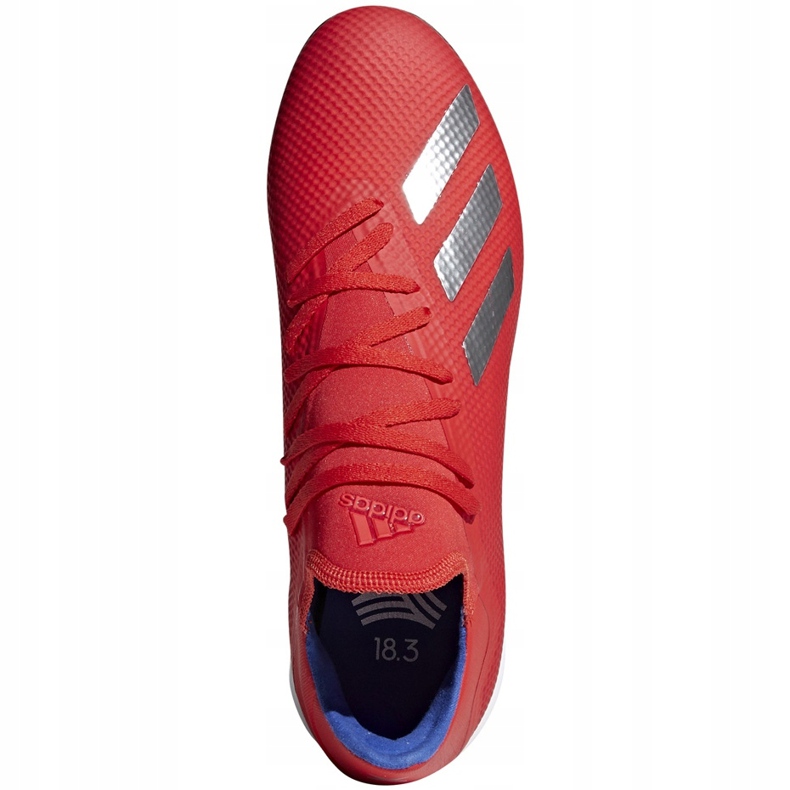 Adidas X 18.3 Tf chaussures de football rouges BB9399 multicolore 1