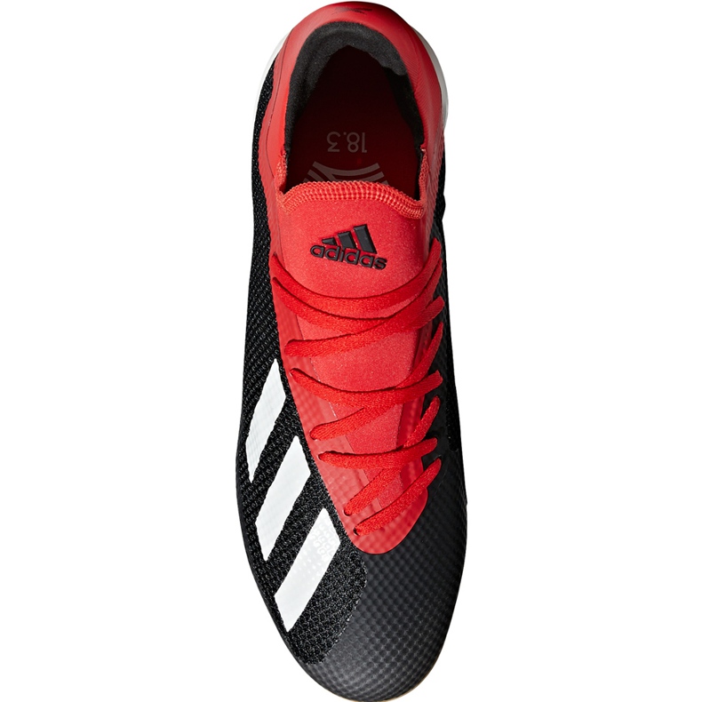 Chaussures de foot Adidas X 18.3 In BB9391 multicolore le noir 1