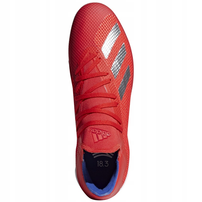 Adidas X 18.3 Dans les chaussures de football rouges BB9392 multicolore 1