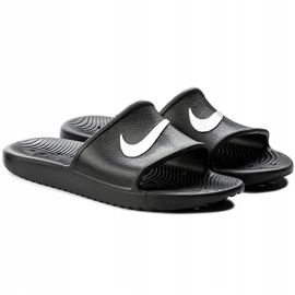 Chaussons femme Nike Kawa Shower noirs 832655 001 le noir 1 Chaussons femme Nike Kawa Shower noirs 832655 001 le noir 1