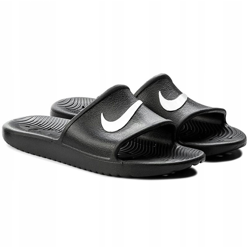 Chaussons femme Nike Kawa Shower noirs 832655 001 1