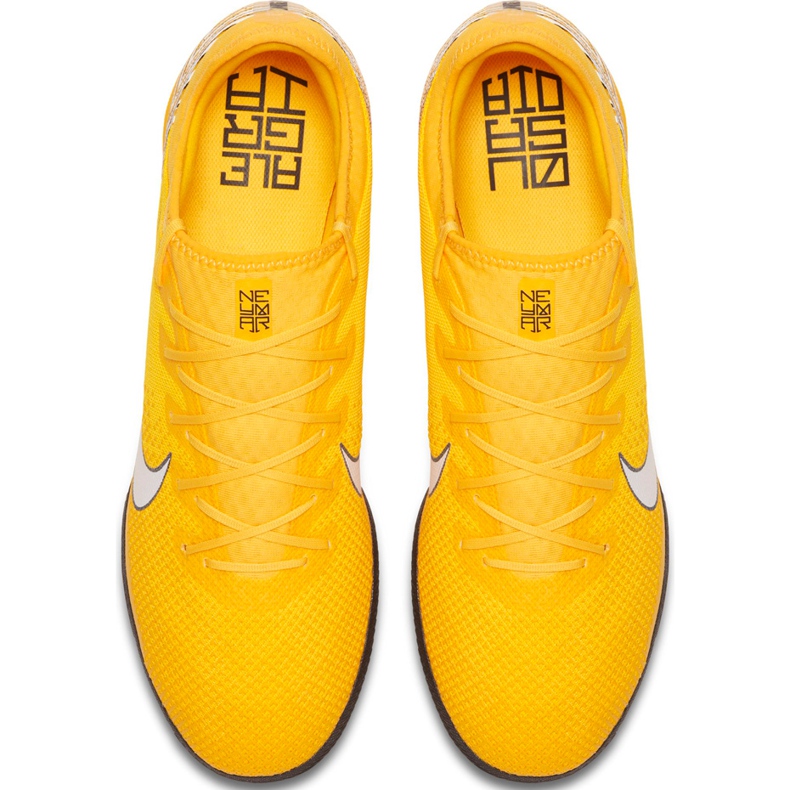 Chaussures de football Nike Mercurial Vapor 12 Pro Neymar Ic AO4496 710 multicolore jaune 1