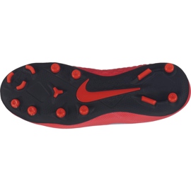 Nike Phantom Vsn Club Df Fg Mg Jr AO3288 600 chaussures de football multicolore rouge 1