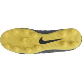Nike Tiempo Legend 7 Club Mg AO2597 070 chaussures de football noir gris 1