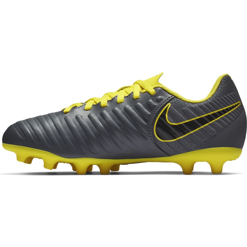 Nike Tiempo Legend 7 Club Mg Jr AO2300 070 chaussures de football le noir gris 1