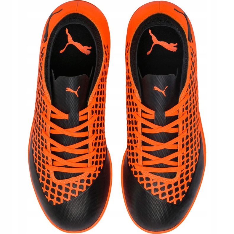 Puma Future 2.4 It Junior chaussures de football noir-orange 104846 02 1 Puma Future 2.4 It Junior chaussures de football noir-orange 104846 02 1