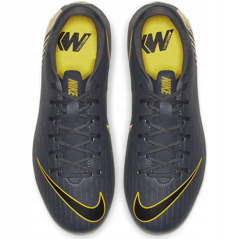 Chaussures de football Nike Mercurial Vapor 12 Academy Mg Jr AH7347 070 multicolore gris 1