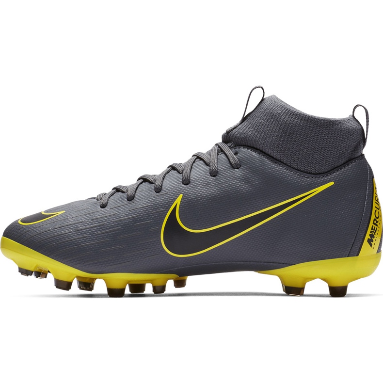 Nike Mercurial Superfly 6 Academy Mg Jr AH7337 070 chaussures de football multicolore gris 1