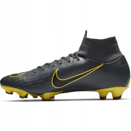 Nike Mercurial Superfly 6 Pro Fg AH7368 070 chaussures de football noir noir 1