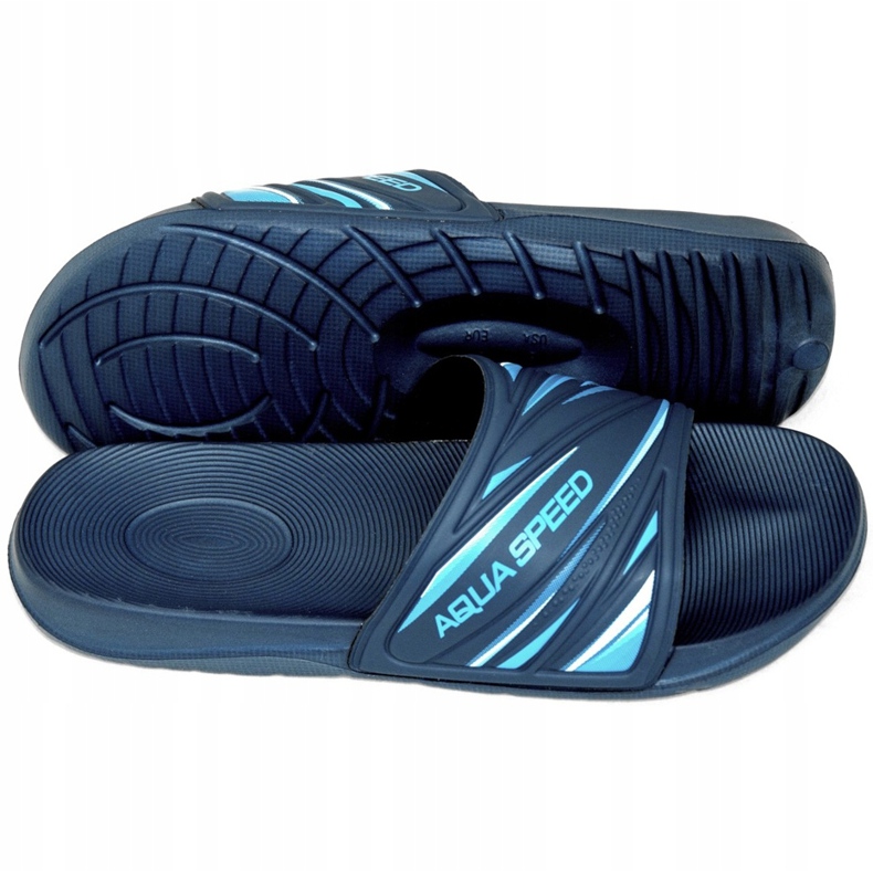 Chaussons de piscine pour hommes Aqua-Speed ​​​​Idaho col.10 bleu marine 1