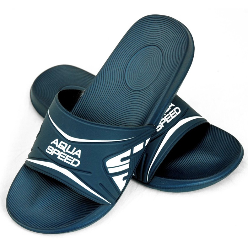 Chaussons de piscine pour hommes Aqua-Speed ​​​​Dakota, col 10 bleu marine 1