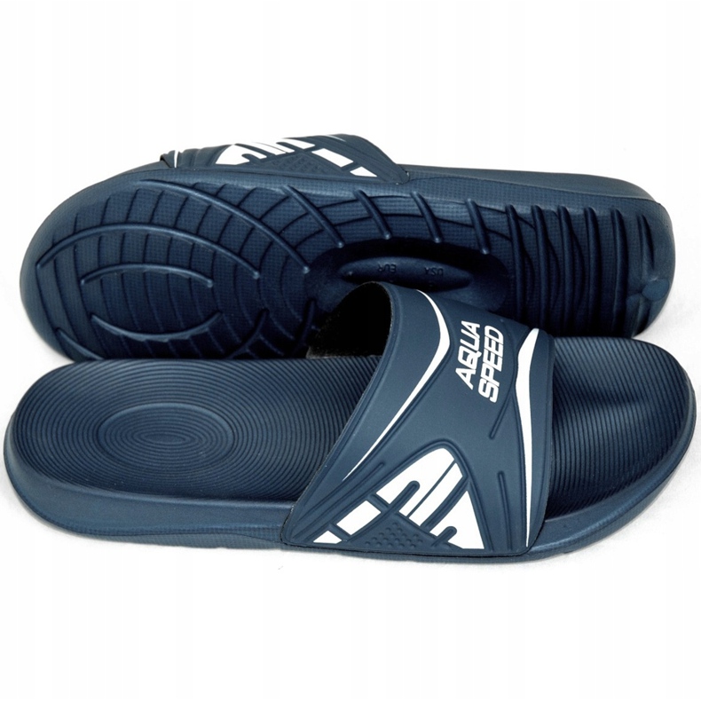 Chaussons de piscine pour hommes Aqua-Speed ​​​​Dakota, col 10 bleu marine 2
