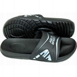 Chaussons de piscine pour hommes Aqua-Speed ​​​​Dakota, col.7 le noir 2