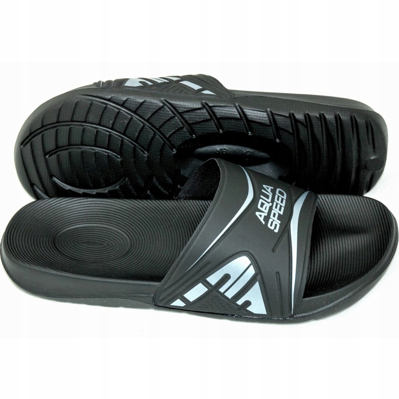 Chaussons de piscine pour hommes Aqua-Speed ​​​​Dakota, col.7 noir 2