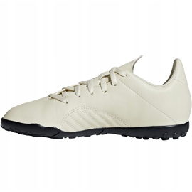 Chaussures de foot Adidas X Tango 18.4 Tf Jr DB2436 multicolore beige 2