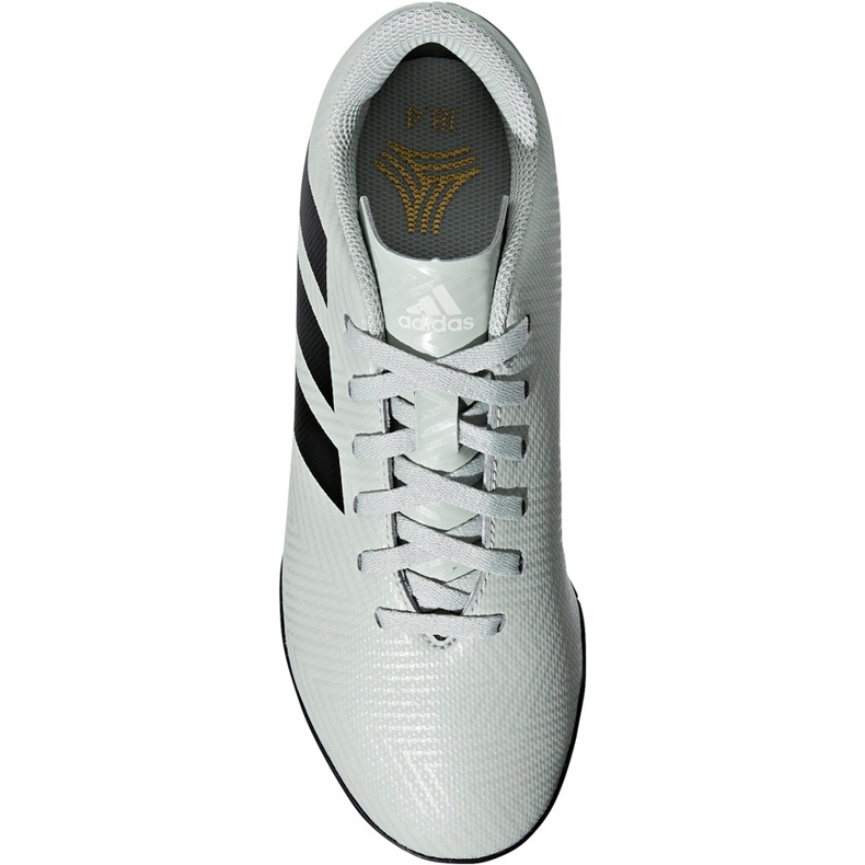 Chaussures de foot Adidas Nemeziz Tango 18.4 Tf Jr DB2380 multicolore gris 1
