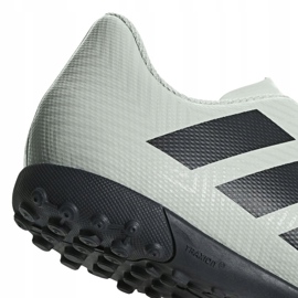 Chaussures de foot Adidas Nemeziz Tango 18.4 Tf Jr DB2380 multicolore gris 4