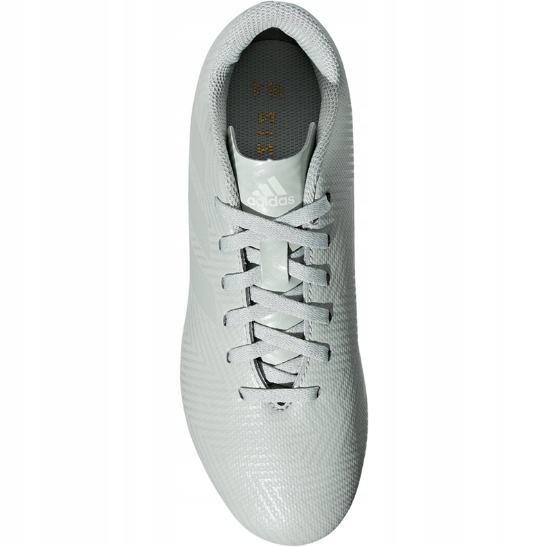 Les chaussures de football adidas Nemeziz 18.4 FxG Jr DB2356 multicolore gris 1