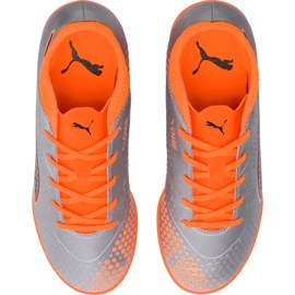 Puma One 4 Syn It Junior chaussures de football gris-orange 104783 01 multicolore argent 1