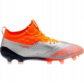 Chaussures de foot Puma One 1 Syn Fg Ag 104722 01 orange 1