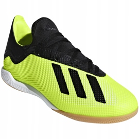 Chaussures de foot Adidas X Tango 18.3 In DB2441 jaune jaune 3