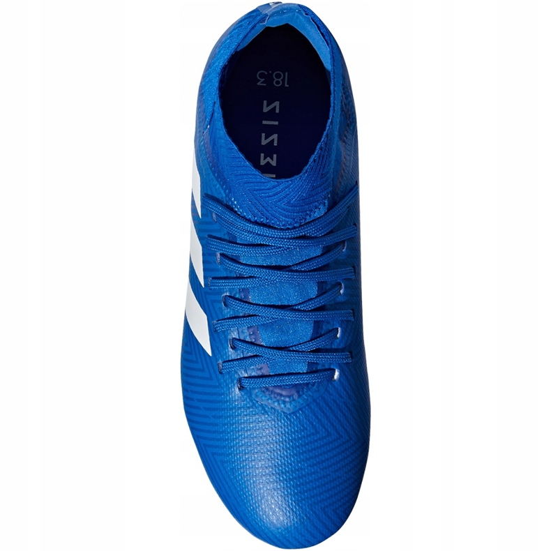 Les chaussures de football adidas Nemeziz 18.3 Fg Jr DB2351 multicolore bleu 1