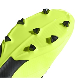 Chaussures de foot Adidas X 18.3 Fg Jr DB2418 multicolore vert 5