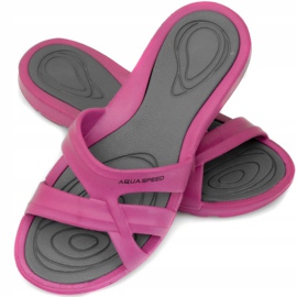 Chaussons de piscine femme Aqua-speed Panama col 03 rose 1 Chaussons de piscine femme Aqua-speed Panama col 03 rose 1