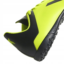 Les chaussures de football adidas X Tango 18.4 Tf Jr DB2435 jaune jaune 5