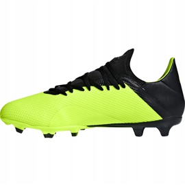 Chaussures de foot Adidas X 18.3 Fg DB2183 jaune jaune 2