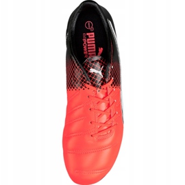 Chaussures de football Puma evoPower 1.3 Lth Fg 103850 01 multicolore orange 1