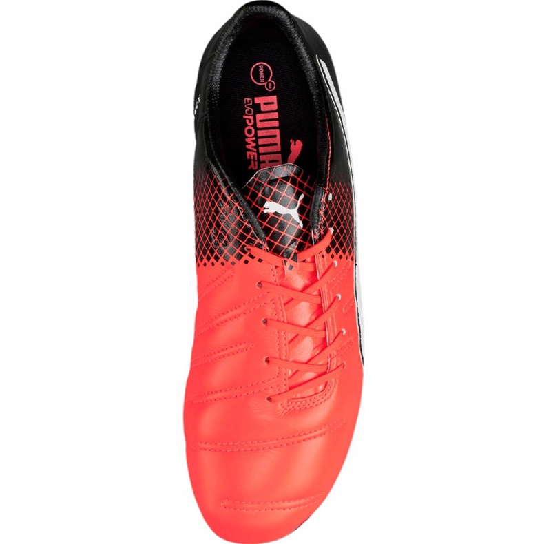 Chaussures de football Puma evoPower 1.3 Lth Fg 103850 01 multicolore orange 1 Chaussures de football Puma evoPower 1.3 Lth Fg 103850 01 multicolore orange 1