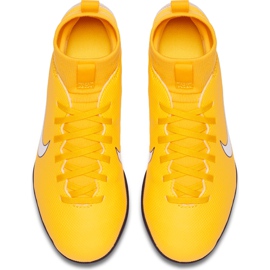 Nike Mercurial Superfly X 6 Club Neymar Tf Jr AO2894 710 chaussures de football multicolore jaune 1