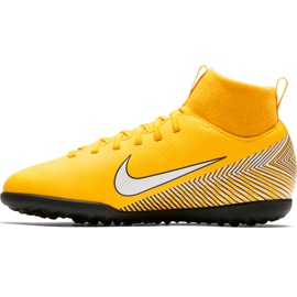 Nike Mercurial Superfly X 6 Club Neymar Tf Jr AO2894 710 chaussures de football multicolore jaune 2