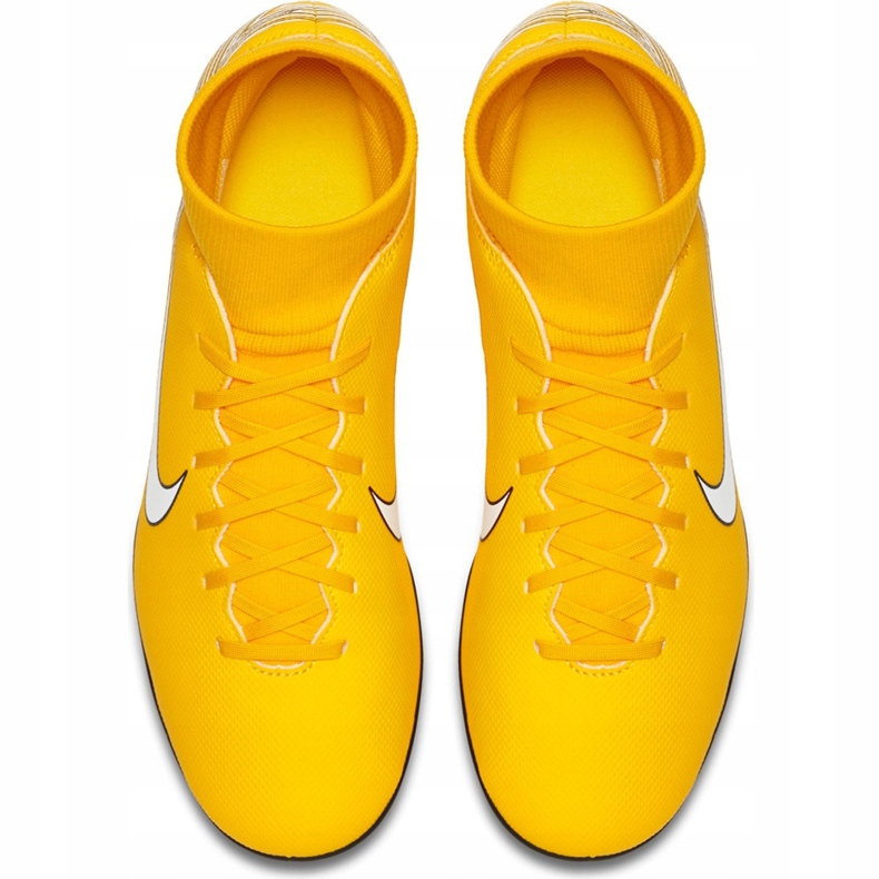 Nike Mercurial Superfly 6 Club Neymar Mg Jr AO2888 710 chaussures de football multicolore jaune 1